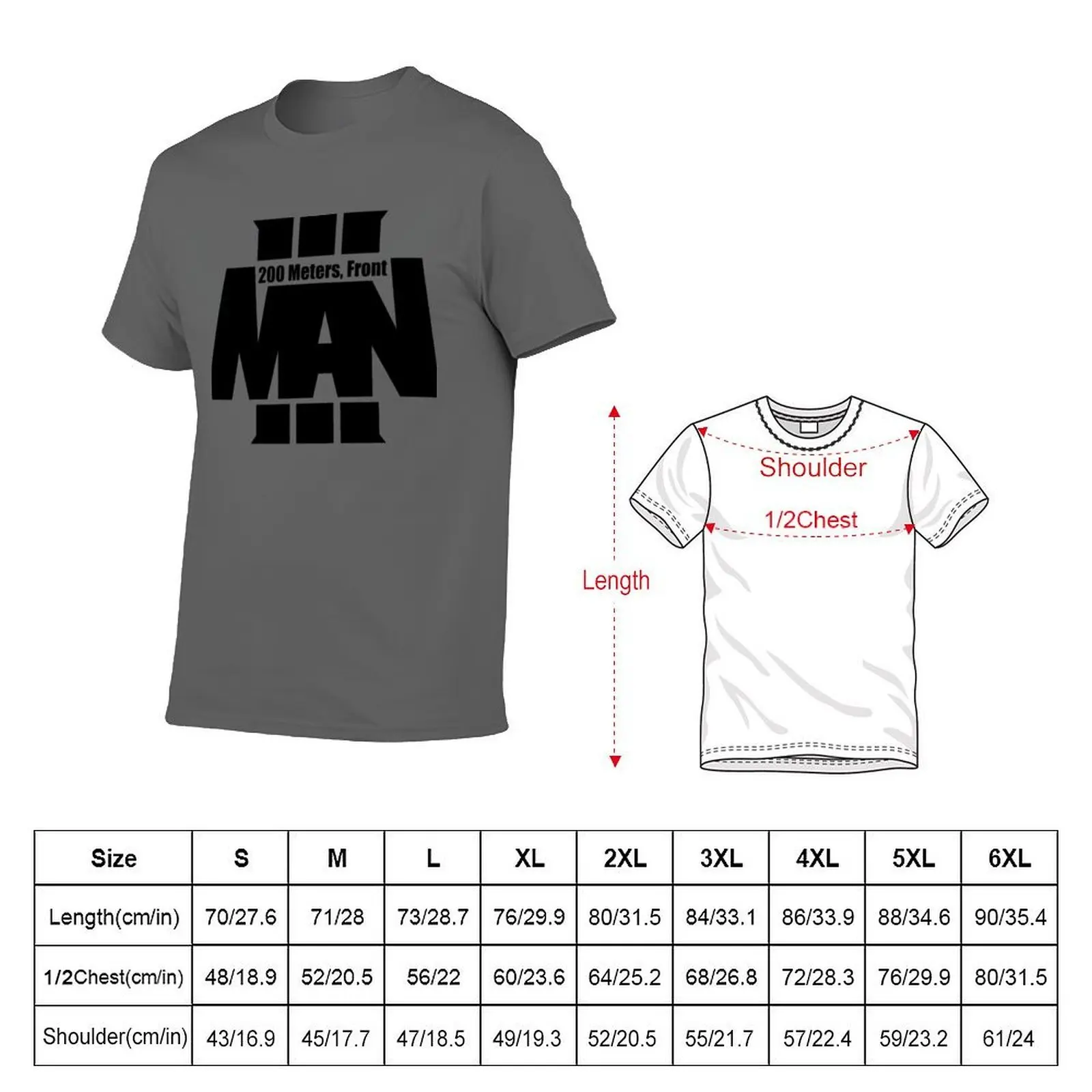 رجل 200 متر الجبهة أرما 3 ميمي تي شيرت كلاسيكي تي شيرت للرجل حزمة القطن الأبيض التي شيرت 100% تي شيرت