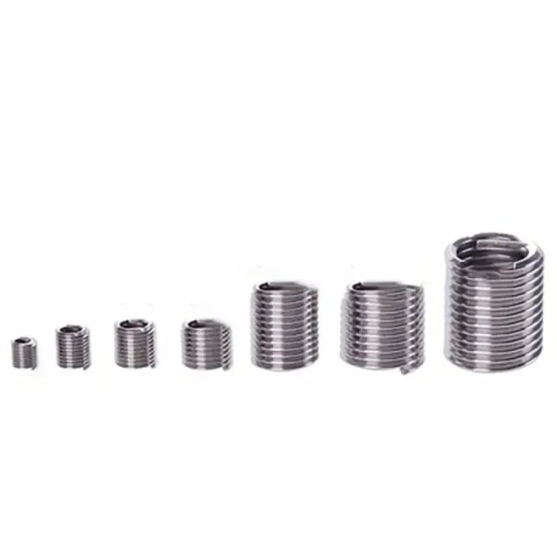 60 Pcs Stainless Steel Wire Thread Repair Insert Assortment Helicoil Repair Kit With M5 M6 M8 M10 Helicoil Type