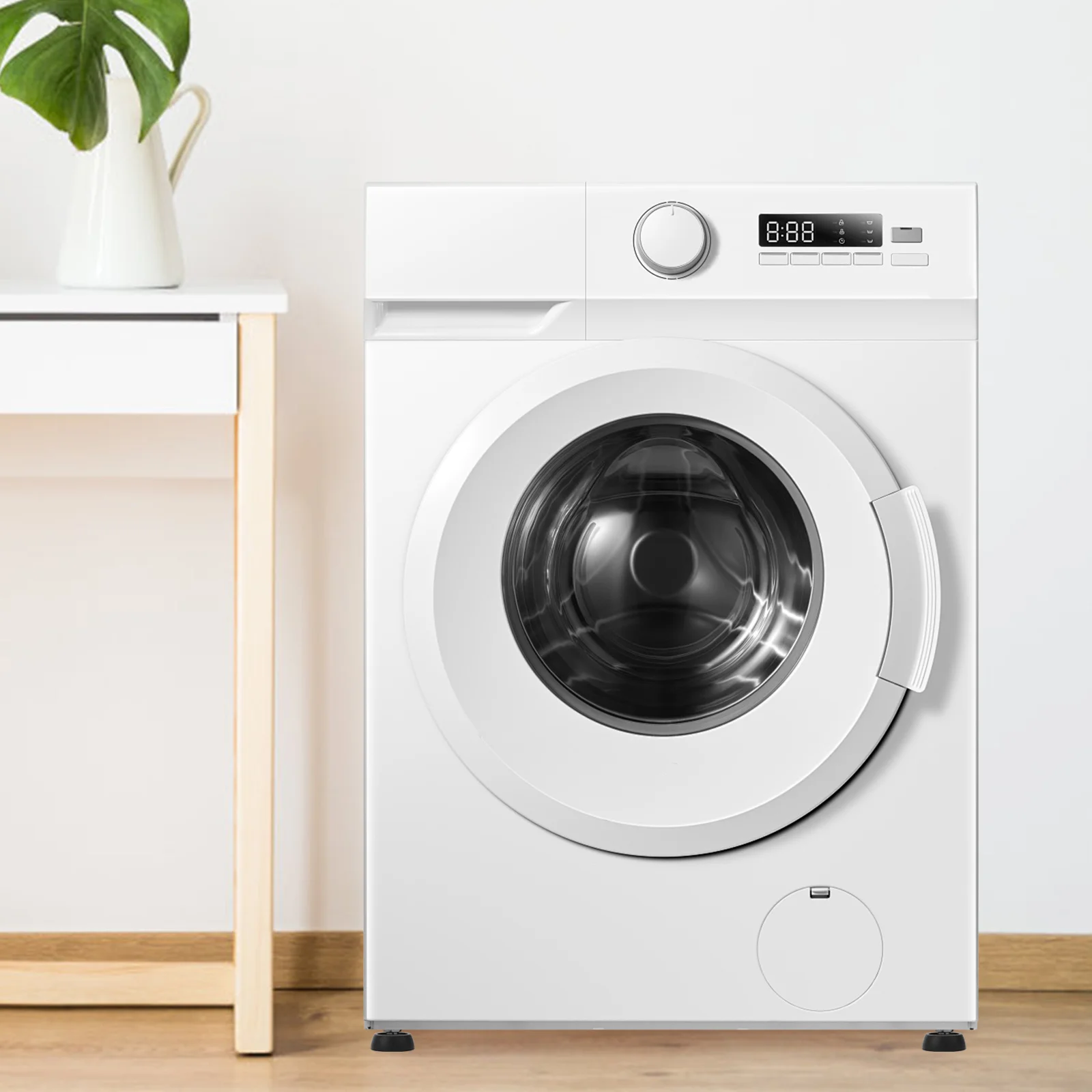 Almofadas antivibração para lavadora e secadora, estabilizador de redução de ruído, pés absorventes de choque, acessórios para aparelhos com 10 peças