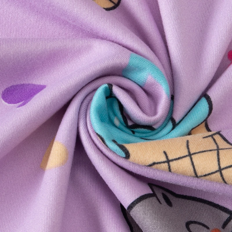 3-teiliges Set aus Sommer-Kurzarmshirts, Shorts und Hosen für Jungen und Mädchen, bunter, lässiger, bedruckter, süßer Anzug – Detail 24