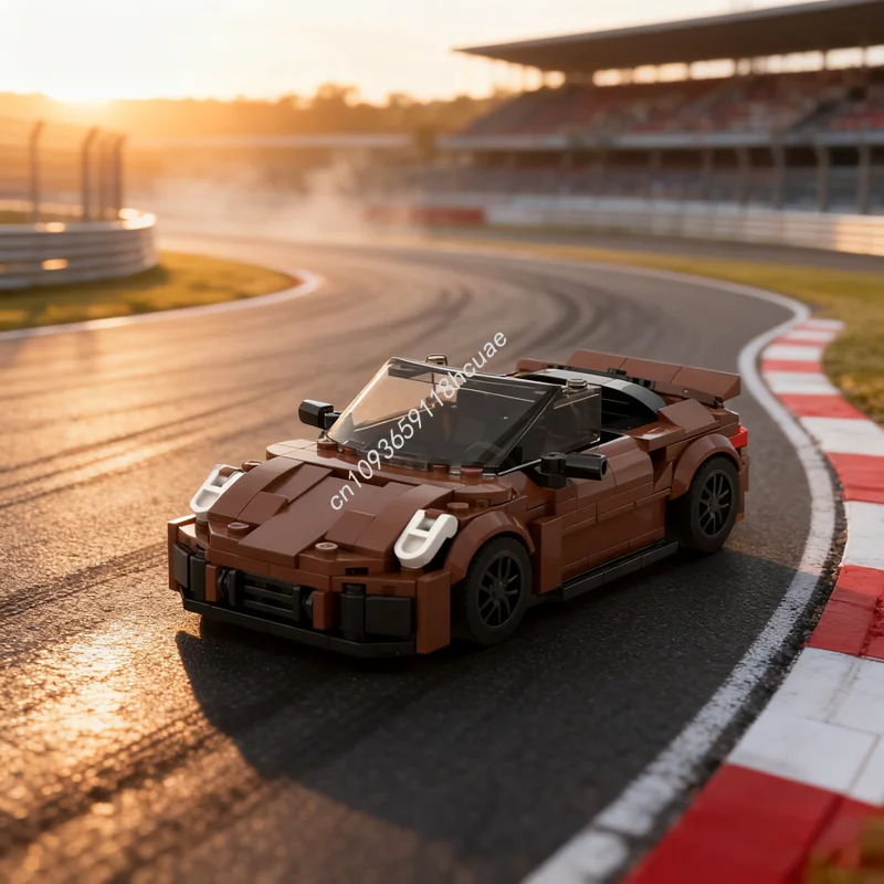 

295pcs MOC Porscheesd Turbo S Cabriolet Model Building Blocks Toy Architecture Assemble Christmas Gift DIY Idea Education Kids