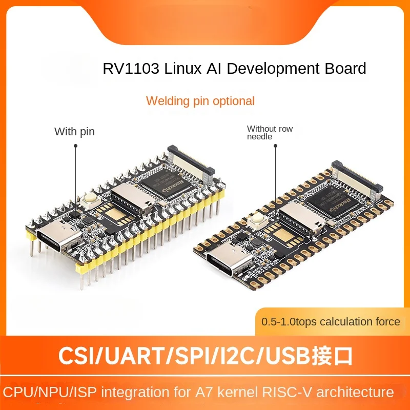 RV1103 Micro Linux development board, integrated ARM Cortex-A7/NPU, etc