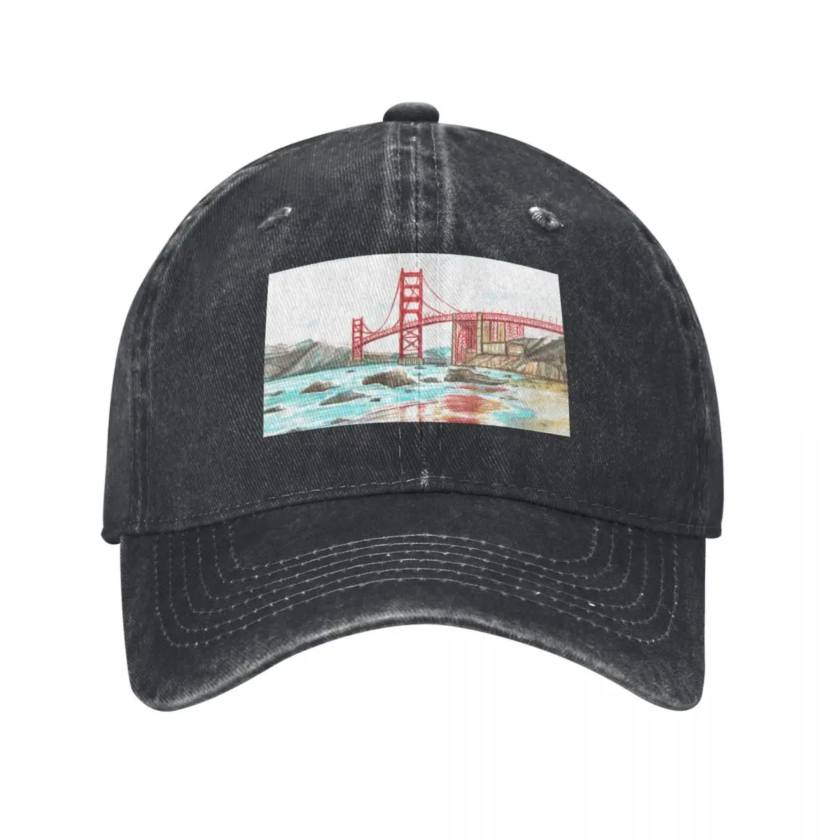 San Francisco Golden Gate Bridge Baseball Cap golf hat genuine Sports Cap Hat men For Man Women's