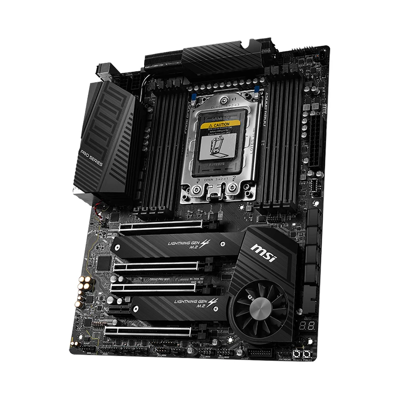 MSI PRO TRX40 PRO WIFI sTRX4 AMD TRX40 SATA 6Gb/s ATX AMD Motherboard
