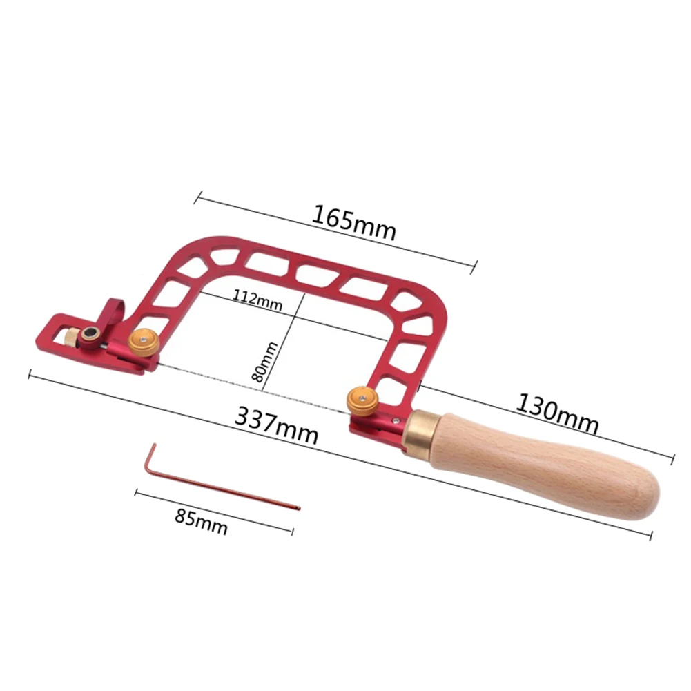 Manual Wire Saw with Blades Hand Tools Home Accessories Durable Guide Dowel Jig Kit Woodwork DIY Shape Cutting Tool