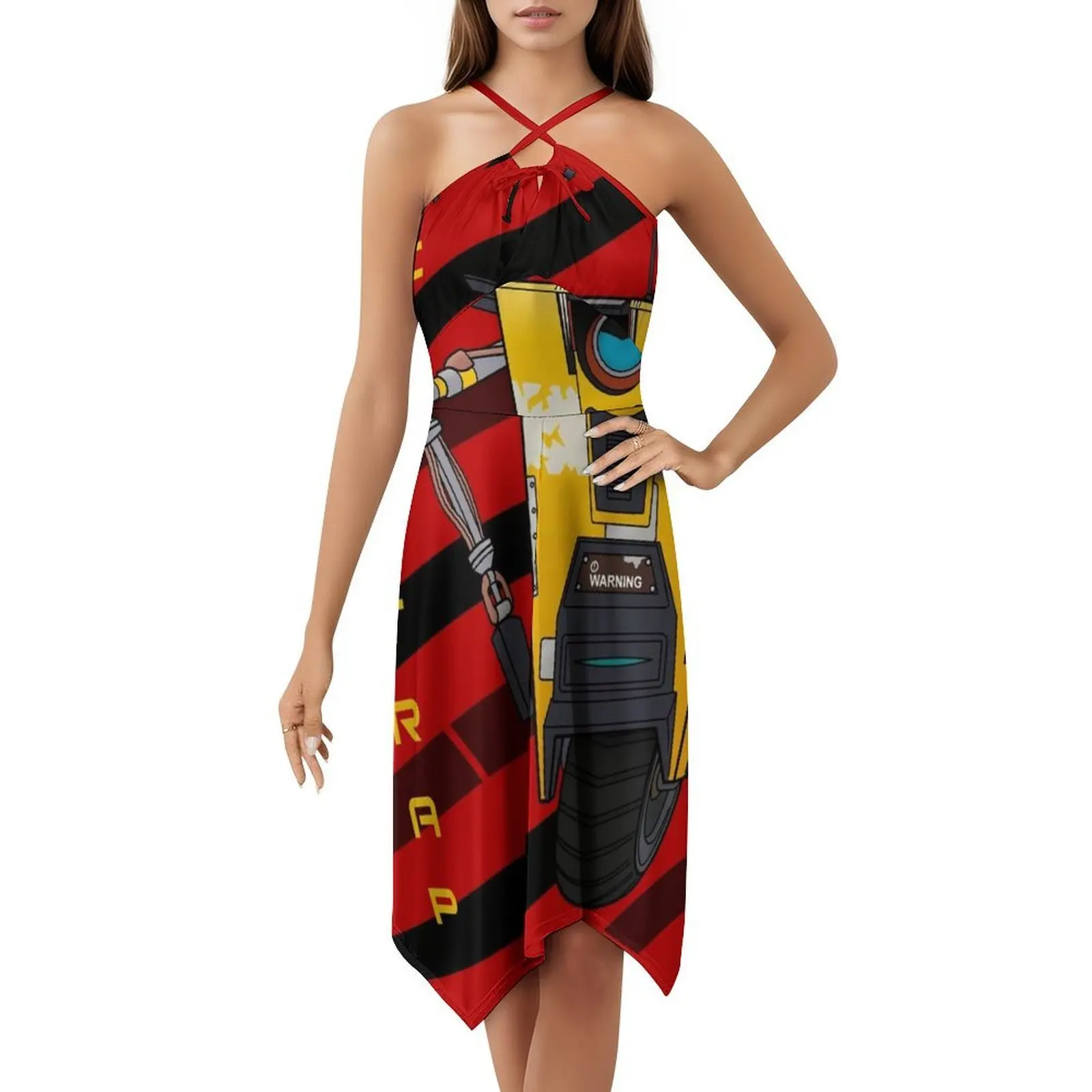 Je suis Claptrap robe de Style coréen pour les femmes robe décontractée élégante pour la fête ou un usage quotidien Psycho pré-sequel sirène zéro Claptrap