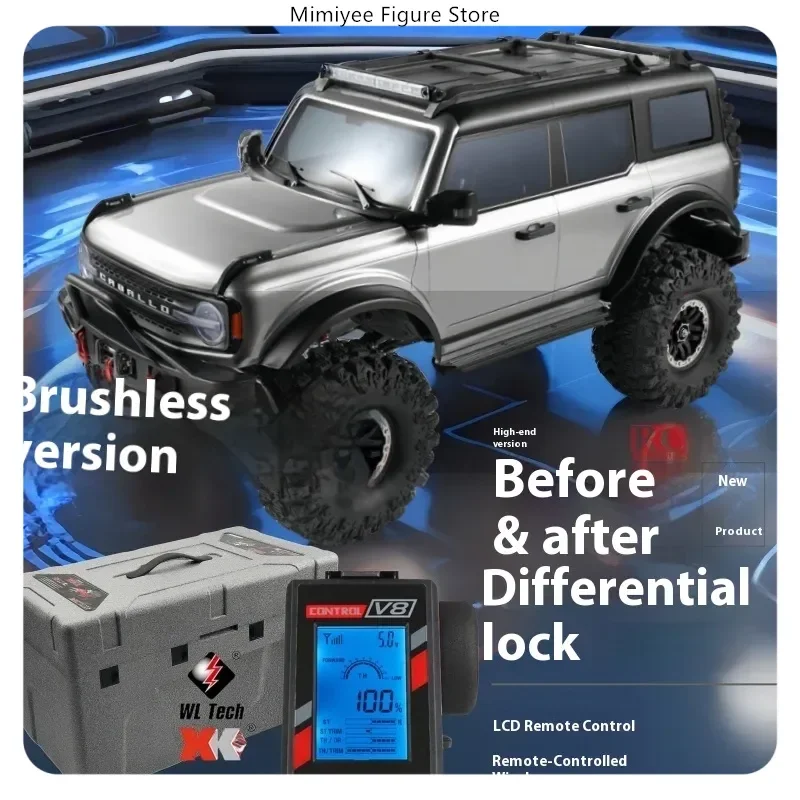 

Weili pro 1/10 Scale Remote-Controlled Electric Four-Wheel Drive Off-Road Vehicle RC Car Climbing Model Toy