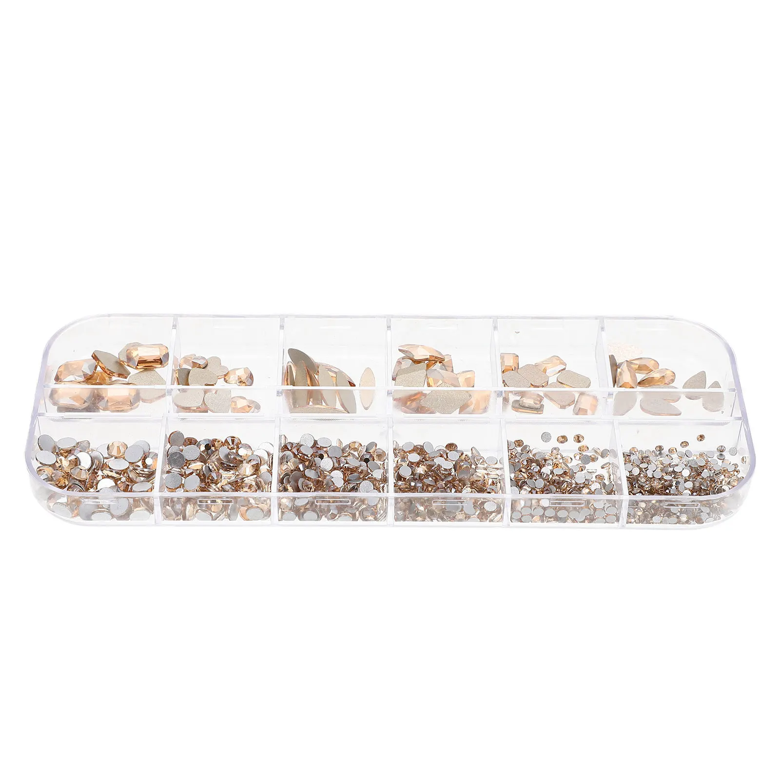 1 Box Strasssteine Glas Kunst Dekorationen Diy Nail Art Diy Zubehör Maniküre Zubehör Nagel Patches Werkzeuge Versorgung