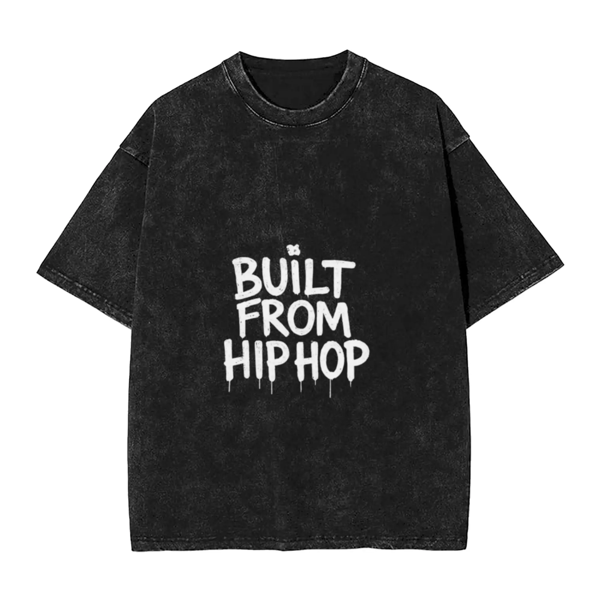 BUILT Classic Cool A Vintage Oversized Cotton T-Shirts