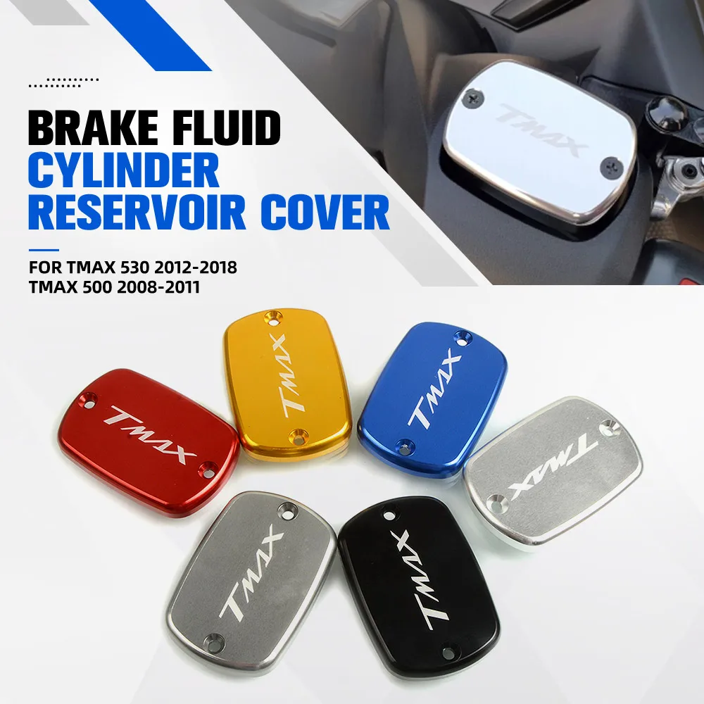 Front Brake Reservoir Fluid Cover Cap Guard Protector Motorcycle For YAMAHA Tmax 530 2012-2018 2017 2016 Tmax 500 2008-2011