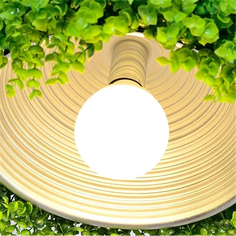 

Designer Retro Industria Loft Imitation Plant Chandelier Villa Lamp for Corridor Art Gallery Bar Droplight Decor Led Light