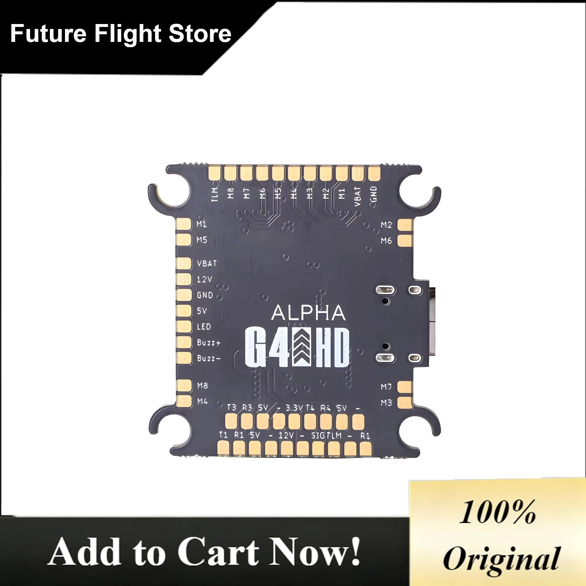T-HOBBY Pacer G4 Flight Controller STM32G473 3-6S 30.5x30.5 HD/Analog For RC FPV Racing Freestyle Drone