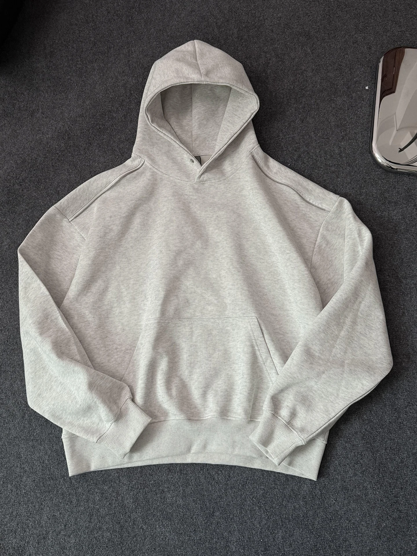 

Men's Hoodie Sweatirt Stand Fit Heavyweight Zipper Closure Floral ey American Retro Sle Long Sve Casual Wear