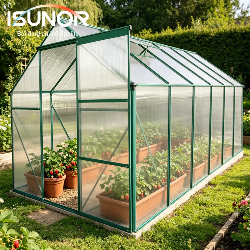 6x8ft Automatic Greenhouse Polycarbonate Window Vent Opener, Temperature Sensor Cylinder Replacement Tool for Outdoor Garden