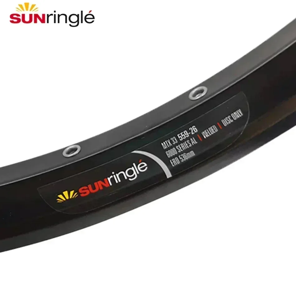 Sunringle High Strength Rims MTX33 Mountain Bike Circle 32H 26/27.5/29 inch MTB Della Bicicletta Rim TUBELESS READY Per DH FR AM