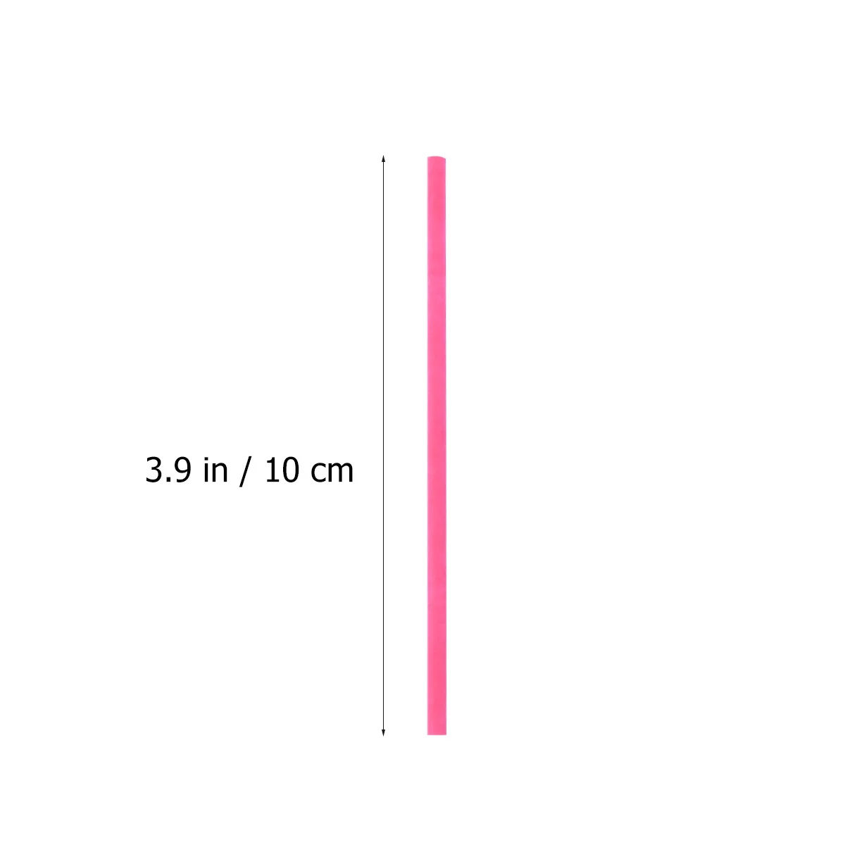 100 قطعة من أعواد مصاصة الخطمي من الدرجة الغذائية، أعواد كعكة ورقية وردية، أدوات خبز للحفلات والحلوى الصلبة