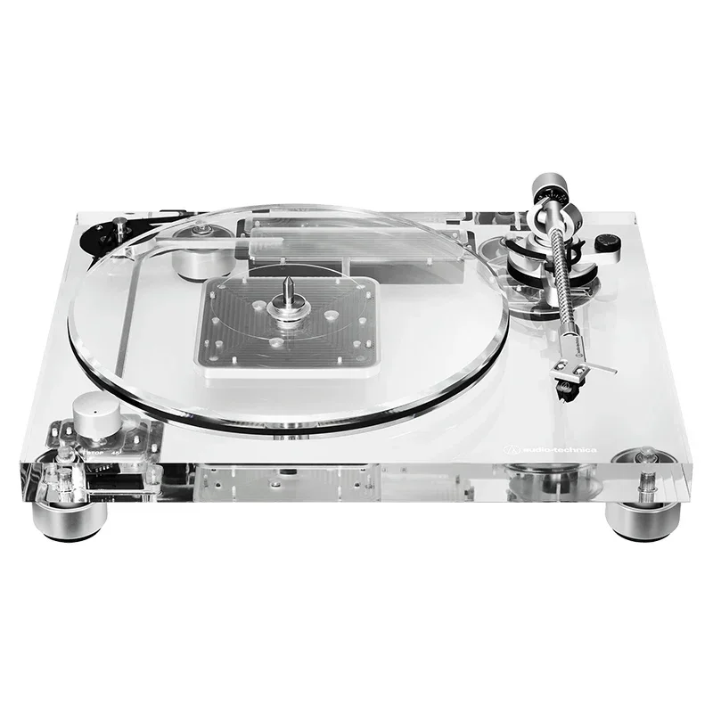 Cheap And high quality Iron Triangle AT-LP2022 60 Th Anniversary Special Edition Vinyl Record Player Transparent Hot Sales