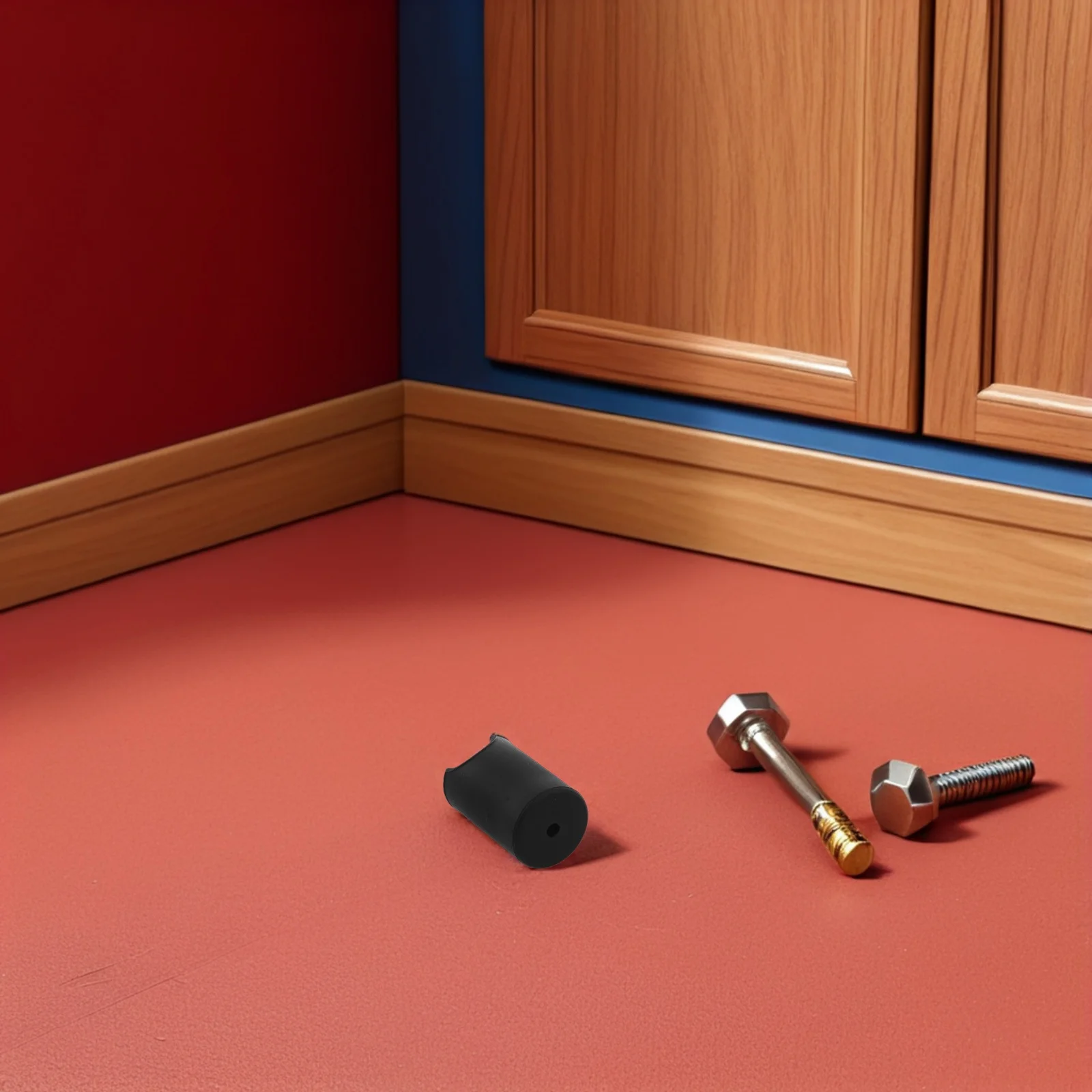 

8pcs Silicone Handle Covers Black Anti-Collision Door Knob Protectors Safety Cabinet Drawer Childproof Grip Pad