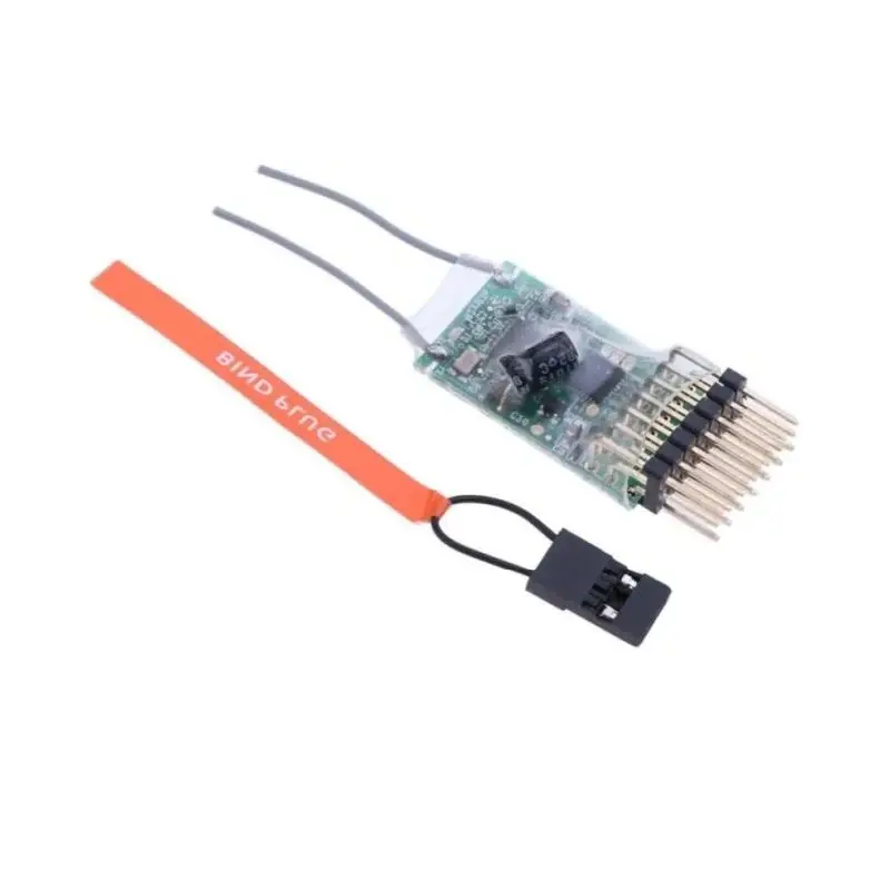 Spektrum-AR6100e DSM2, receptor de 6 canales 2,4 GHz RX antiinterferencias DX6i DX7 DX8 DX9, embalaje retráctil para Dron helicóptero teledirigido