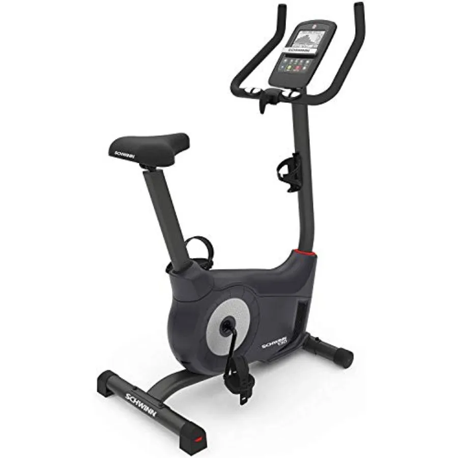 

Велотренажер Fitness 130 для дома, стальная рама, черная отделка, плавное педалирование с регулируемым сопротивлением