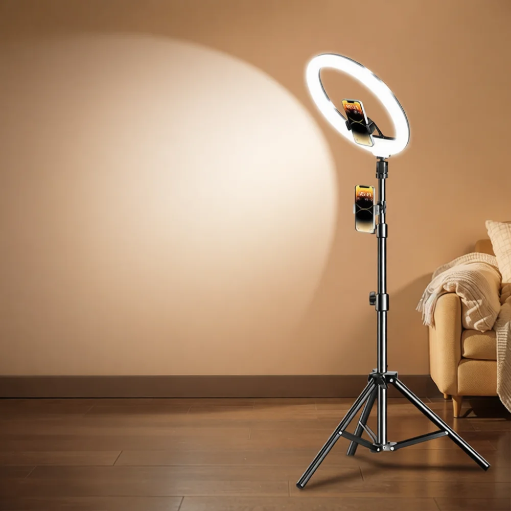 プロフェッショナル22インチリングライト、リモコン調光機能付 - Lighting In Photography のレビューと価格