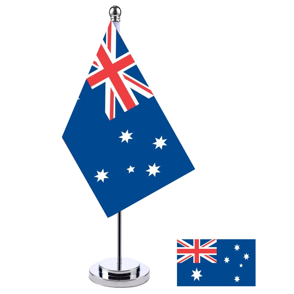 

xvggdg 14x21cm Office Desk Flag Of Australia Flag The Republic Of Aussie banne standard Hanging Banner
