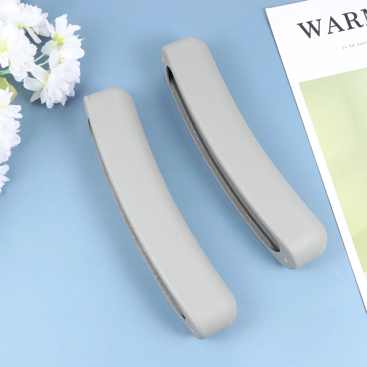 

2pcs Underarm Crutch Pads Extra Thick Comfortable Cane For Arm Crutches Easy Wash Grey Fit Most Brands