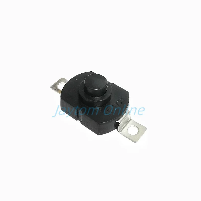 10 stücke Push Button Schalter 1712KD 30V 1A Taschenlampe Taste Schalter Lock 17*12*9,5mm Tisch lampe Schalter AUF-OFF