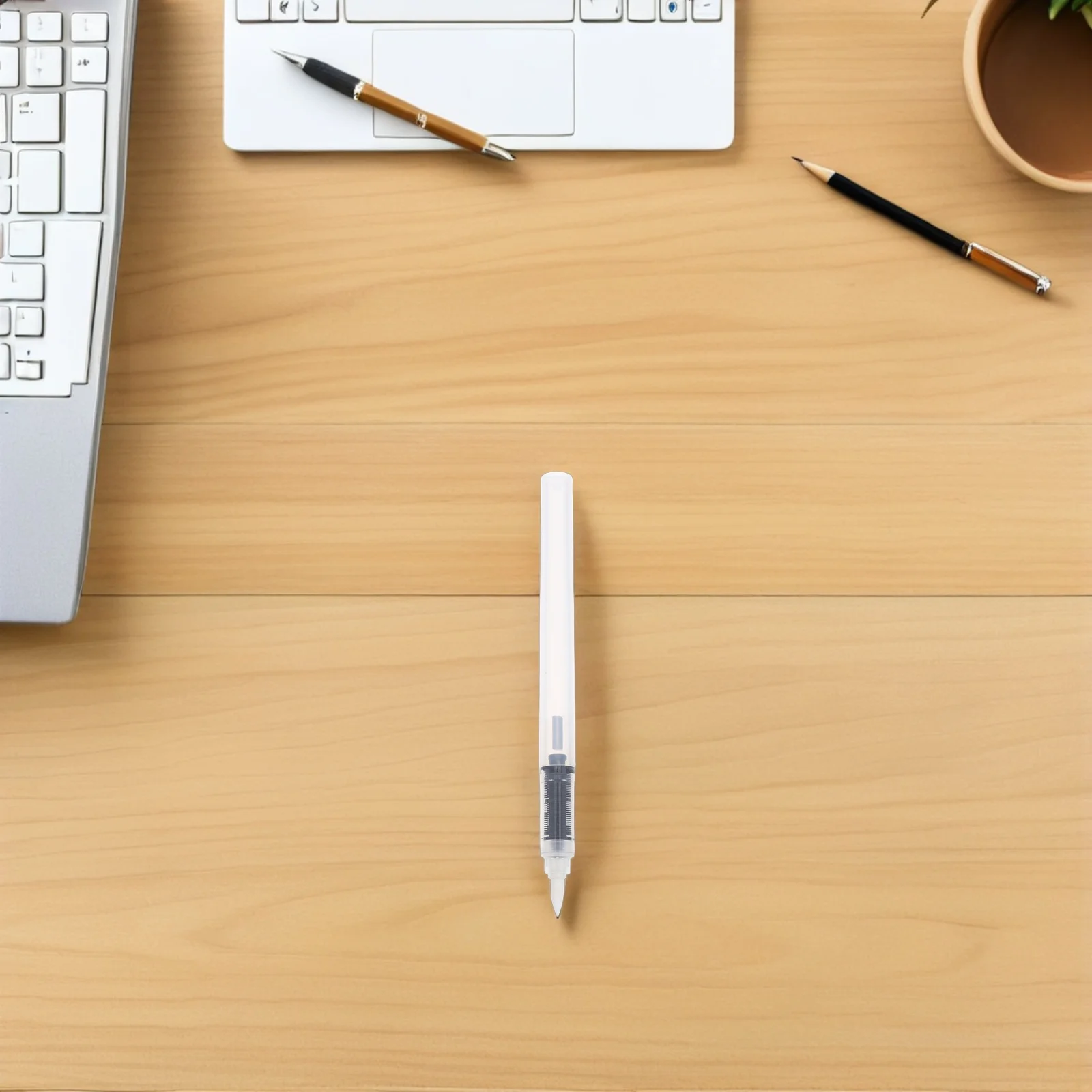 4 قطعة أنبوب ماركر فارغ: أقلام طلاء قابلة لإعادة الملء لتلوين الرسم على الجدران فن لتقوم بها بنفسك طرف رفيع قلم تحديد سائل برميل شفاف #1