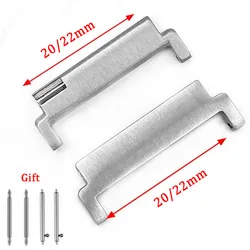2pcs Metal Connector 20mm To 20mm 22mm To 22mm 22mm To 20mm for Samsung Galaxy Watch 3/4/5/6 Quick Release Adapters Accessories