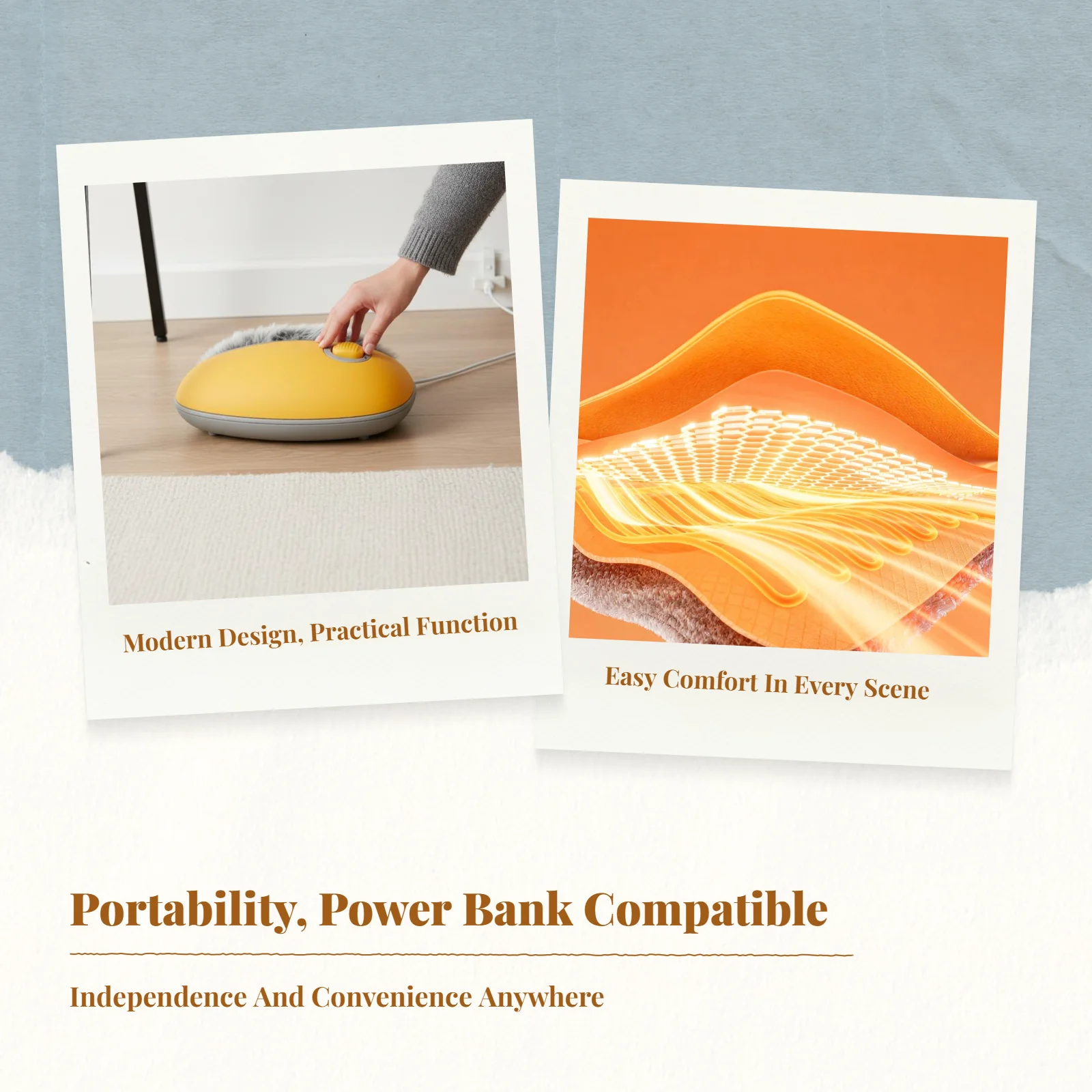 

Эффективная грелка для ног, быстрый нагрев, регулируемая, для офиса/дома