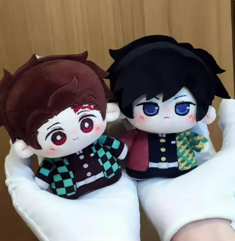 Demon Anime Figure Giyu Tomioka Mitsuri Kanroji Douma 10cm Cotton  Plush Toy Cute Desktop Decoration Festival Gift For Fans - view 4