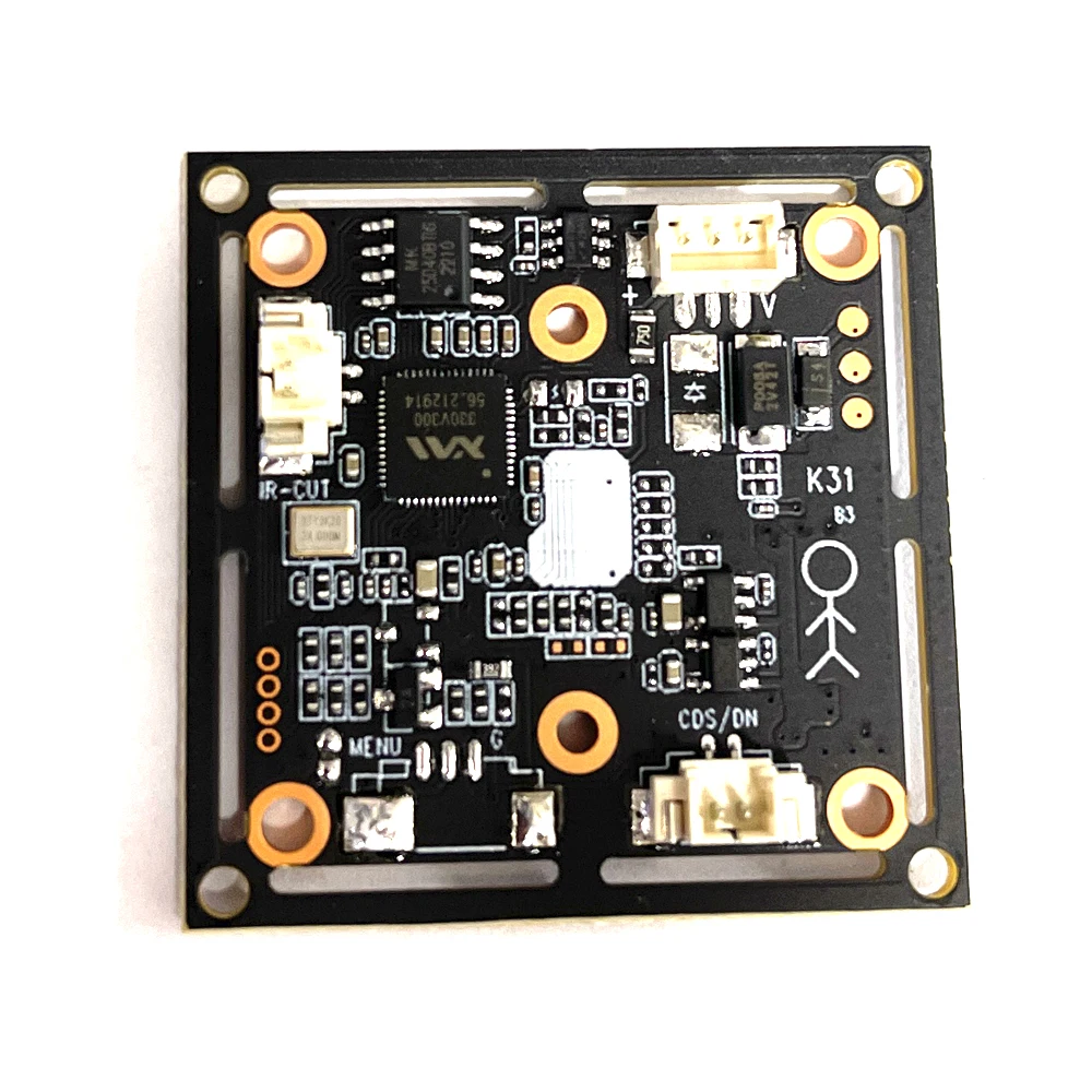 Imagem -04 - Mini Cctv Câmera Chip Módulo Grupo Cone Lens Complete Monitoring Circuit Board Compatível 4in 3000tvl Ahd 1920x1080p 28 Milímetros 37 Milímetros