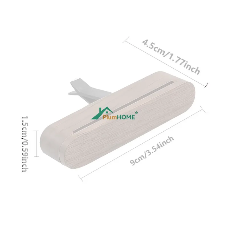 Car Air Vent Diffuser Refillable, Car Fragrance Clip Diffuser, Car Aromatherapy Diffuser Long-Lasting Home Fragrance Wood