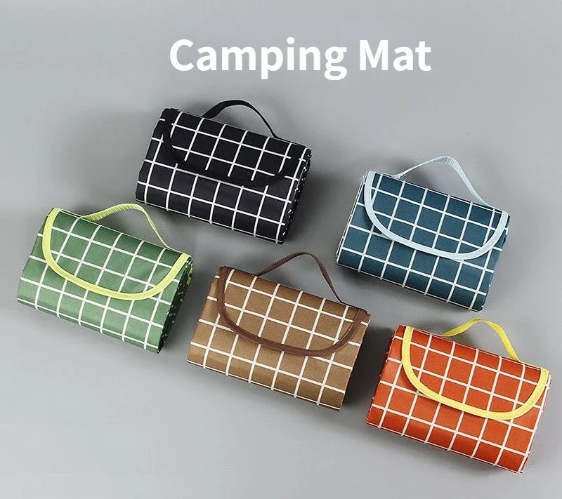 

Folding Cushion Oxford Picnic Mat Outdoor Lightweigh Waterproof Sand Control Sleeping Camping Mat Moistureproof Plaid Blanket