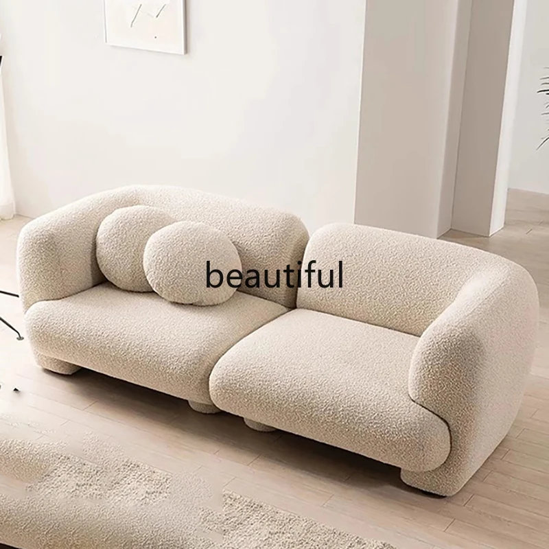 White Nordic Living Room Sofas Designer Solid Colors Futon Sectional Living Room Sofa Modular Fauteuils Salons Room Furniture