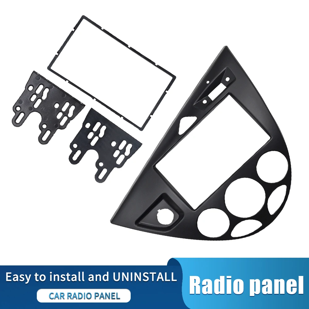 Car Dashboard Bezel 2 Din Stereo DVD Panel Installation Finishing KJit Suitable for Ford Focus Carnival
