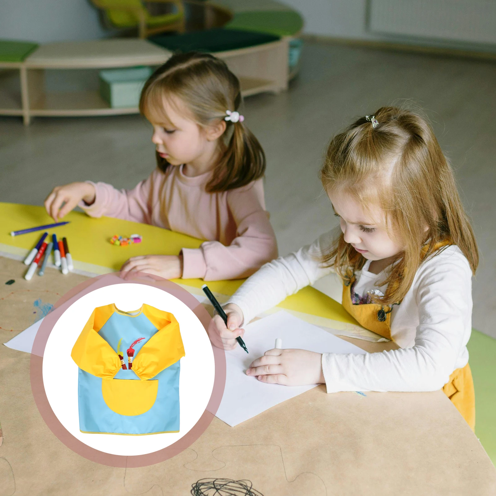 

Waterproof Art Aprons Long Sleeve Painting Smocks Artist Costumes Bulk Crafts Preschool Activities