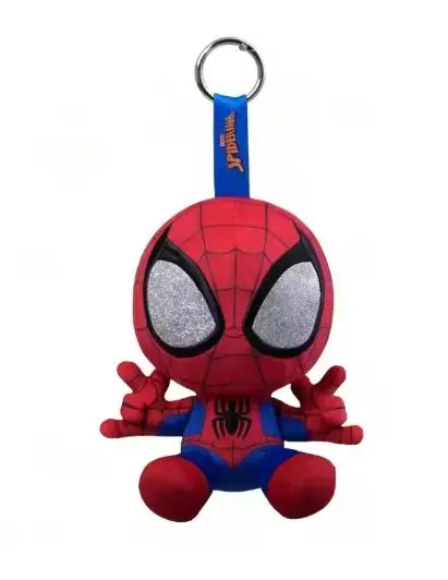 

Плюшевые фигурки Человека-паука Cosbi, аниме-аксессуары, подвески для рюкзаков, украшения, подарок для мальчиков, брелок