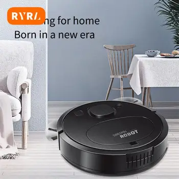 자동 초박형 충전 음소거 무선 로봇 진공 청소기, 가정용 바디 청소 로봇, 3 in 1 청소 미니, 3 in 1 