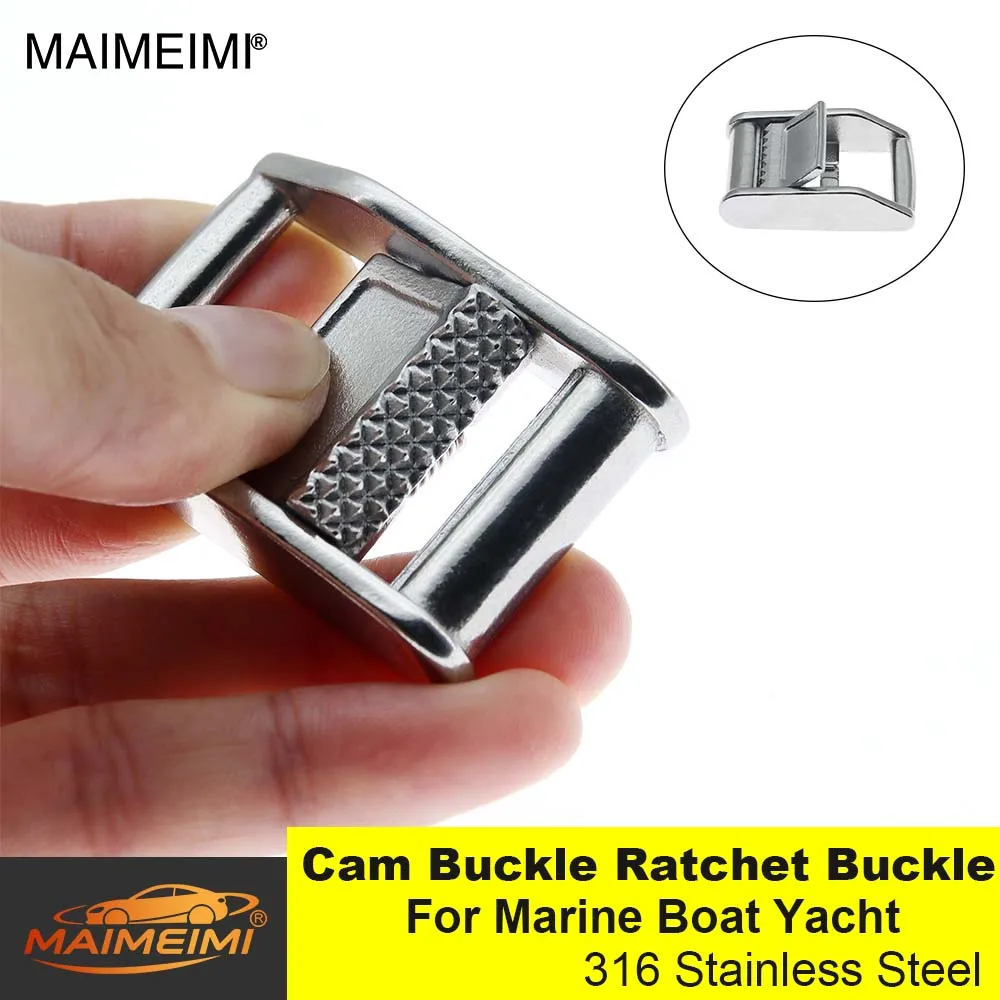 Heavy Duty Marine Strap Fixed Tensioner Webbing Release Buckle for 25mm 1