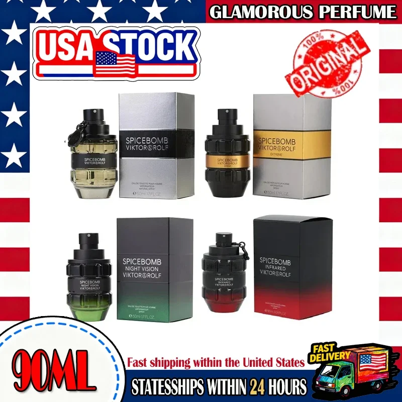 90ml Bold Men’s Passion Bomm-Perfume 90ml Spicy Woody Fragrance Spray with Green Black Variants for Long-Lasting Masculine Gifts