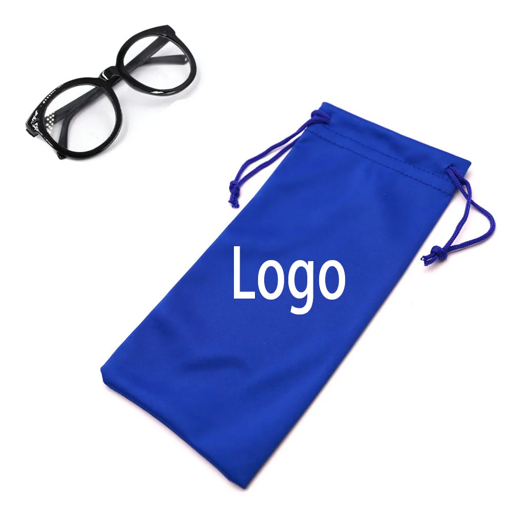 1000Pcs Custom Eyeglass Microfiber Pouch Sunglasses Bags with Business Logo