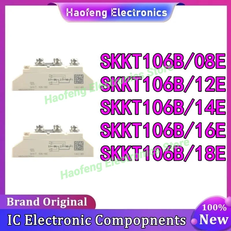 

SKKT106B/12E SKKT106B-12E SKKT106B-14E SKKT106B-16E SKKT106B-18E НОВЫЙ ОРИГИНАЛЬНЫЙ МОДУЛЬ Интегральные схемы