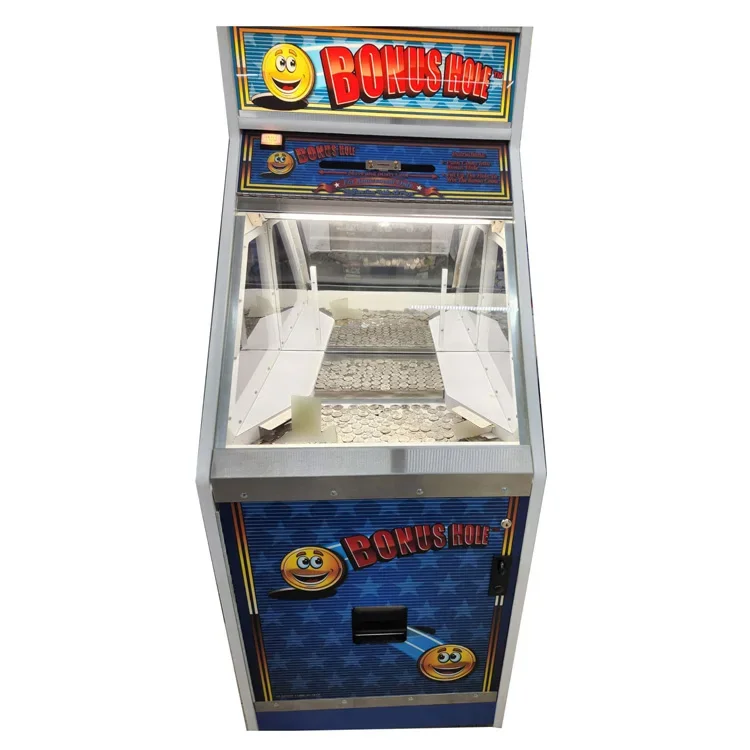 

Mini Euro Arcade Redemption Coin Operated Games Manufacturers Bonus Hole Coin Pusher Machine For Sale