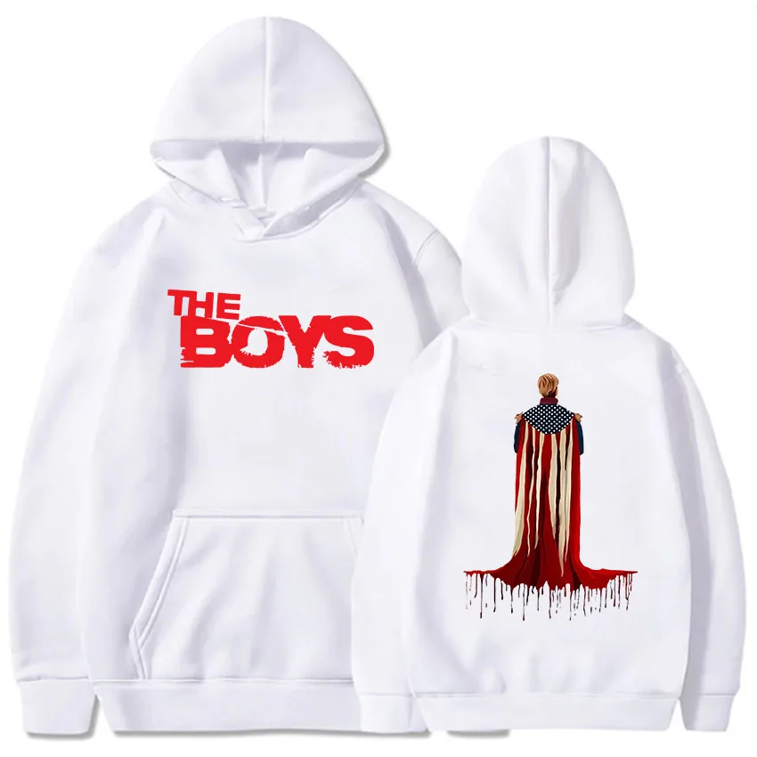 Homelander Graphic Hoodies MovieThe-Boys Sweatshirts Streetwear Hip Hop Casual Long Sleeve Winter Pullovers Men Hoodie Sudadera