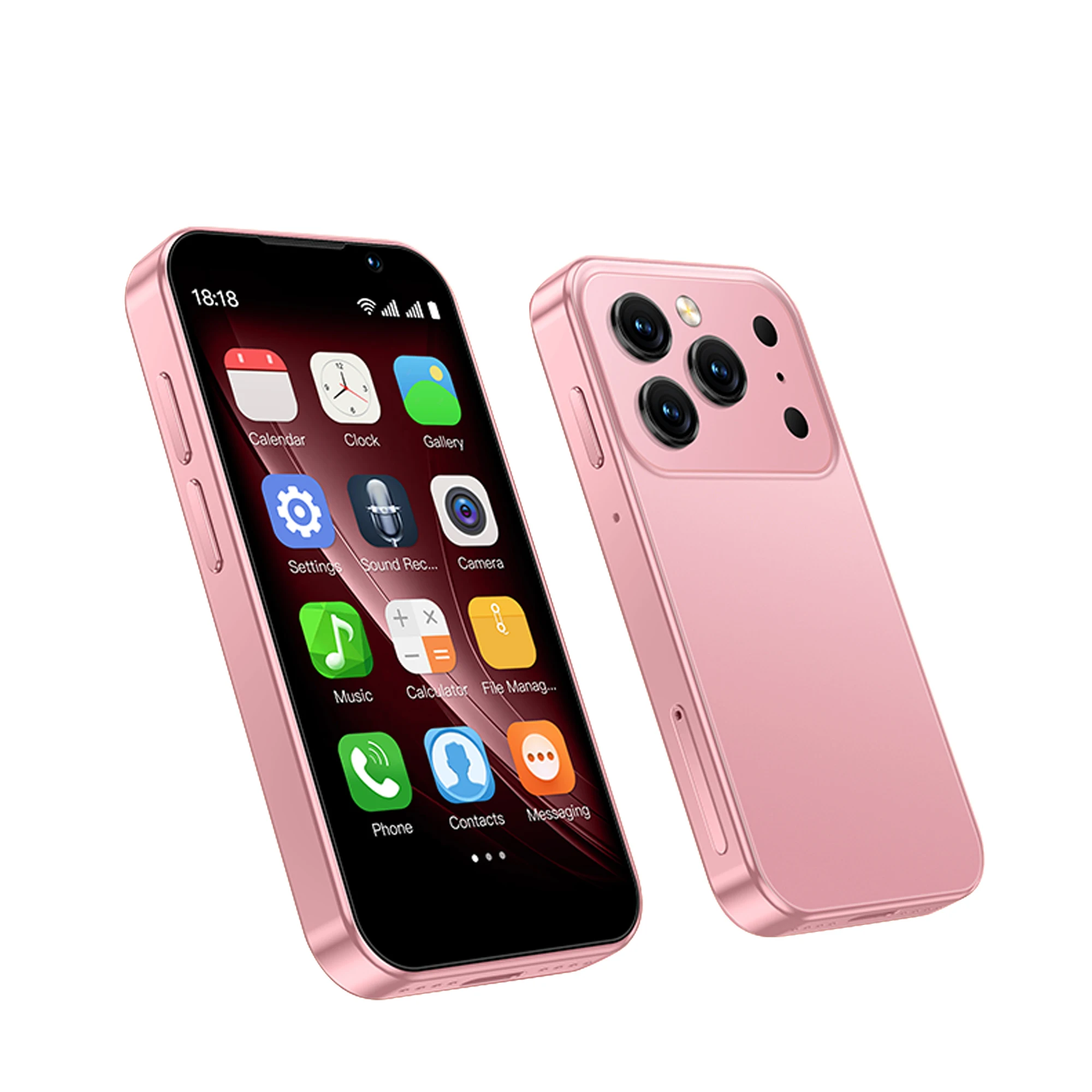 SERVO 17SE MINI Android Kleine Smartphone 3G WCDMA 2GB+16GB WhatsApp Play Store Hotspot Gezichtsontgrendeling 3.0" Mini Smart Mobiele Telefoons