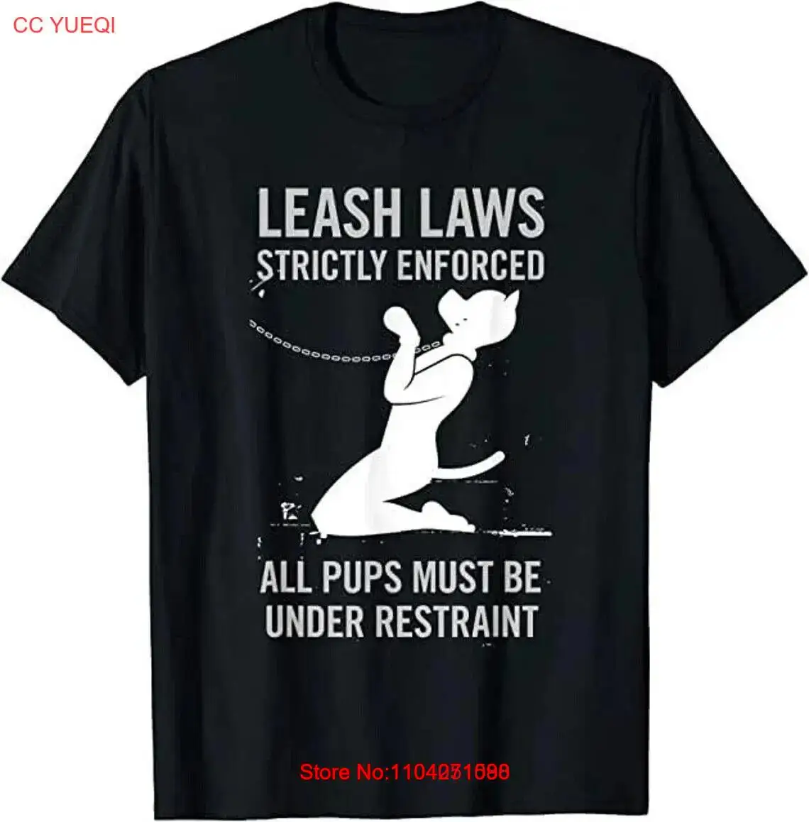 Leash Laws T-shirt Pup Play Strictly Enforced LGBTQ+