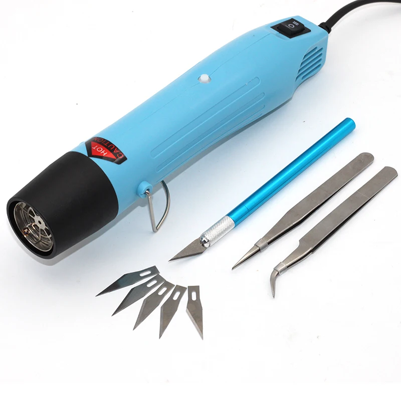 Heat Gun Electric Power Tool Hot Air 300W Temperature DIY Hot Air Gun For Shrink Plastic FIMO dinks Polymer Clay Embossing 858