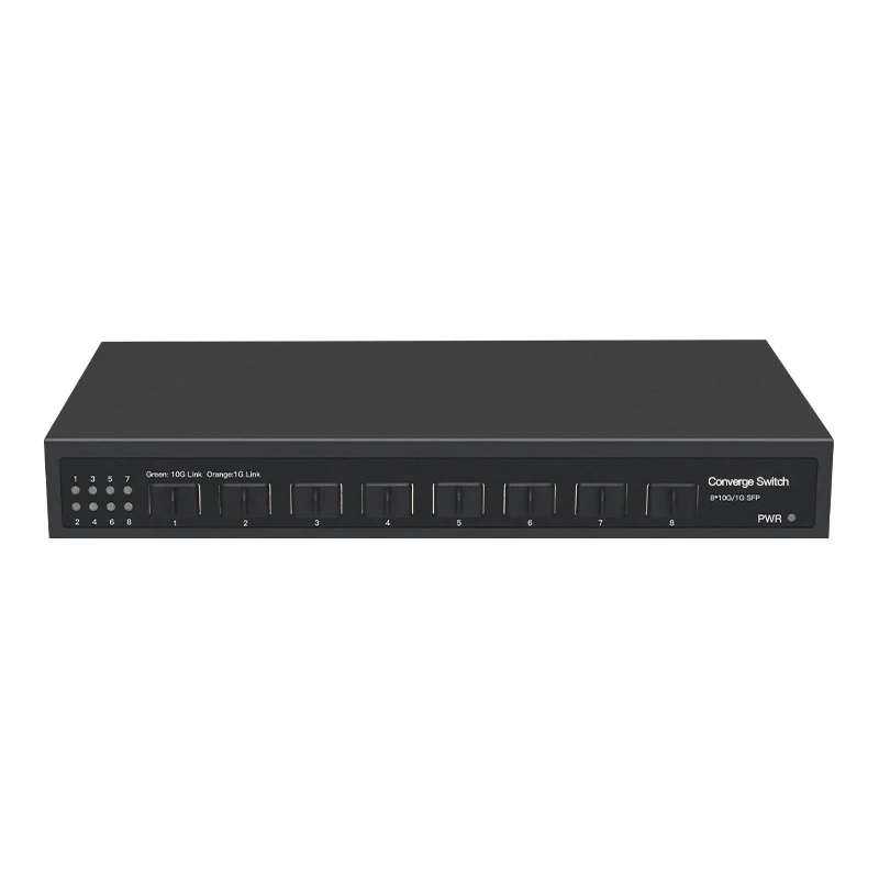 ONTi 8 Port Full 10G SFP+ Switch Desktop Unmanaged Ethernet Network Switch